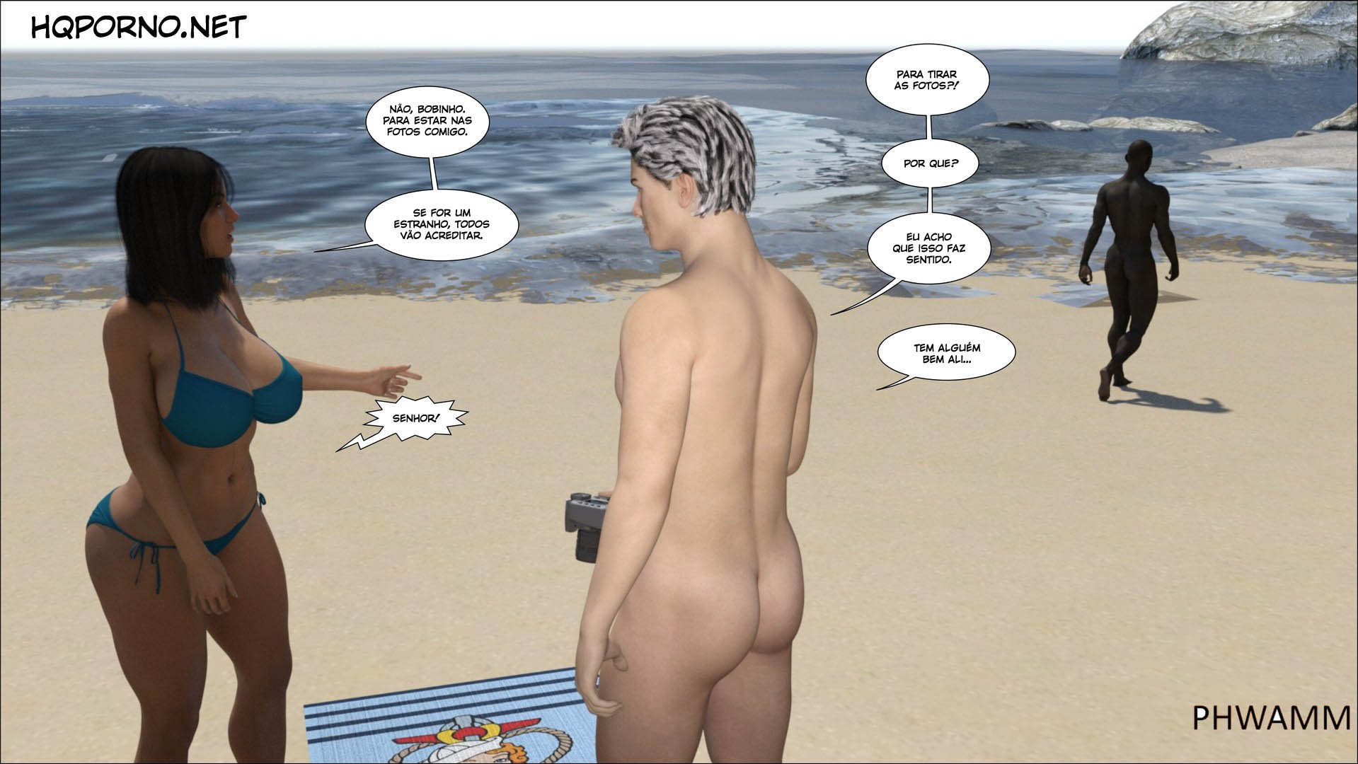 Nude Beach The Hentai Comics Hentai e Quadrinhos Eróticos