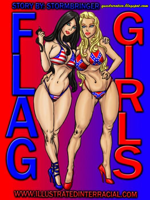 Flag girls 01