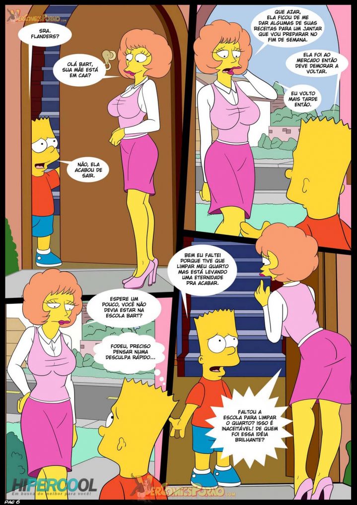 Os Simpsons Visita Inesperada The Hentai Comics